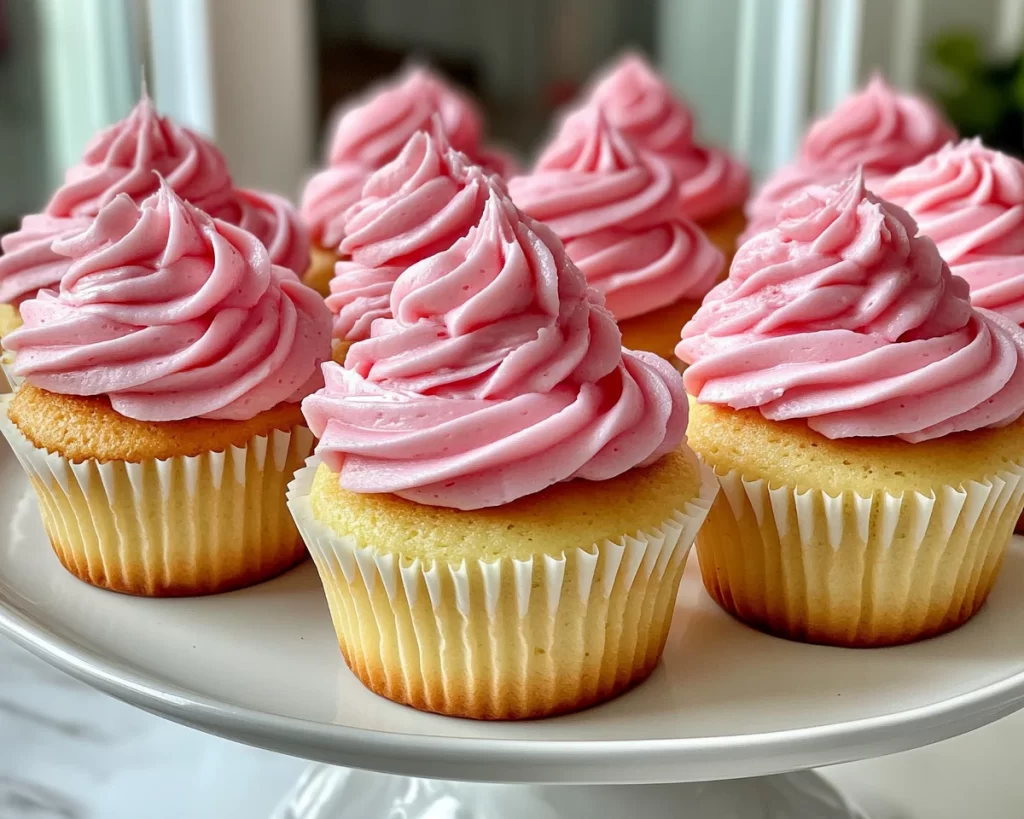 Spring Cupcakes: Vanilla Raspberry Swirl Cupcakes in 7 Steps