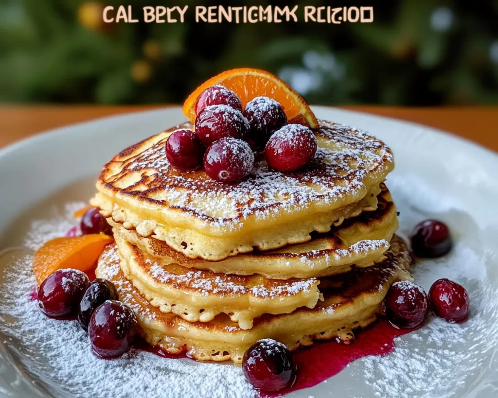 Cranberry Orange Ricotta Pancakes