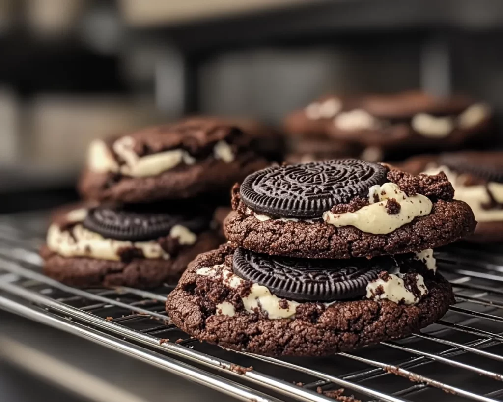 Black Forest Cookie: Oreo Stuffed Black Forest Cookies in 30 Minutes
