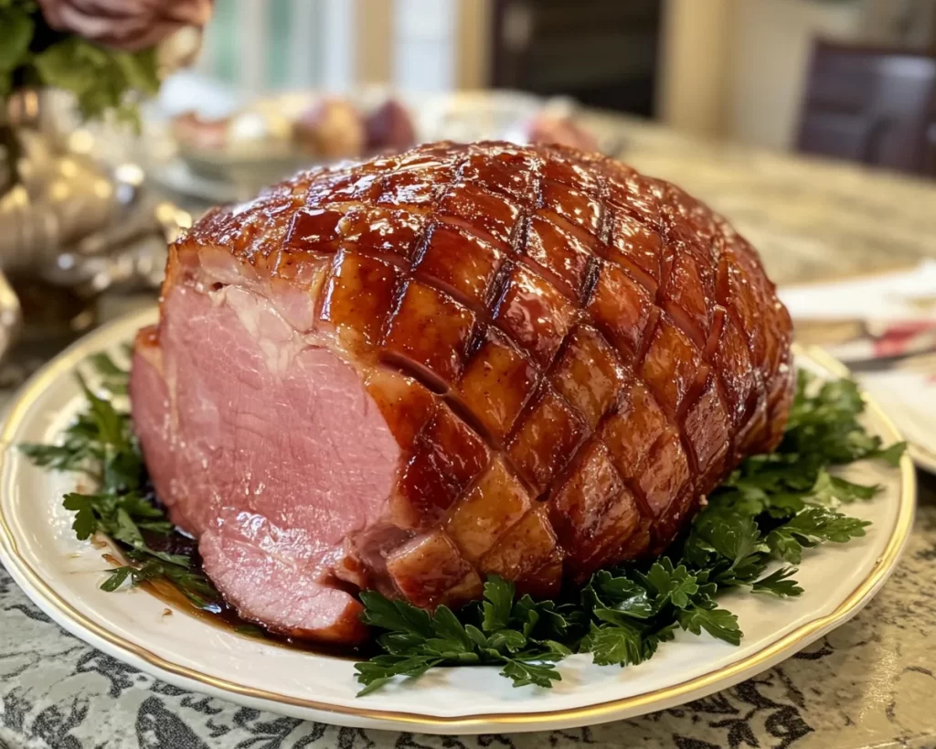 Easter Foods: Brown Sugar Glazed Easter Ham in 20 Minutes Prep