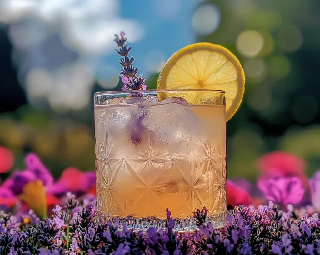 Spring Cocktails: Lavender Lemon Gin Spritz in 10 Minutes