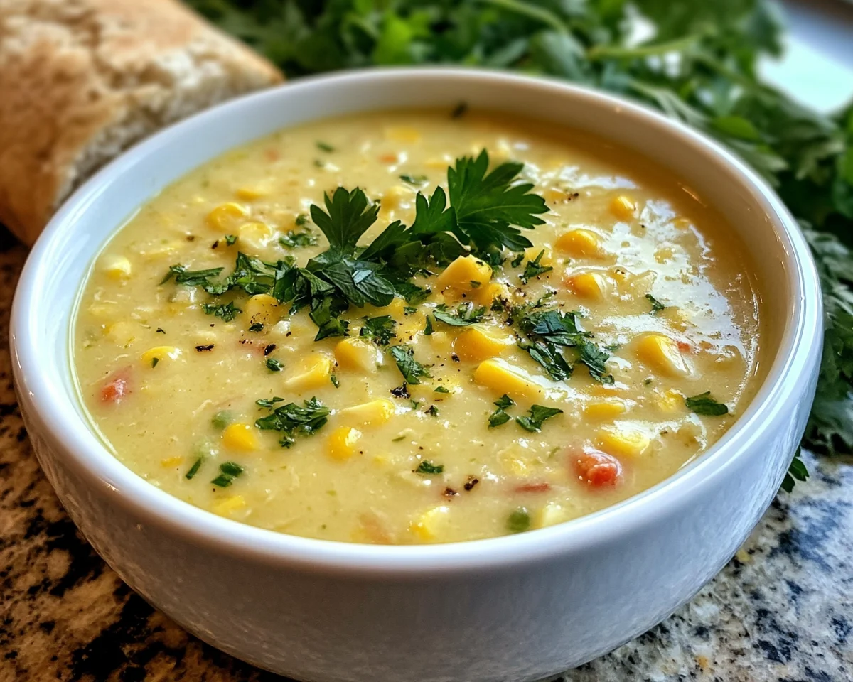 Spring Soup: Corn Chowder in 20 Minutes