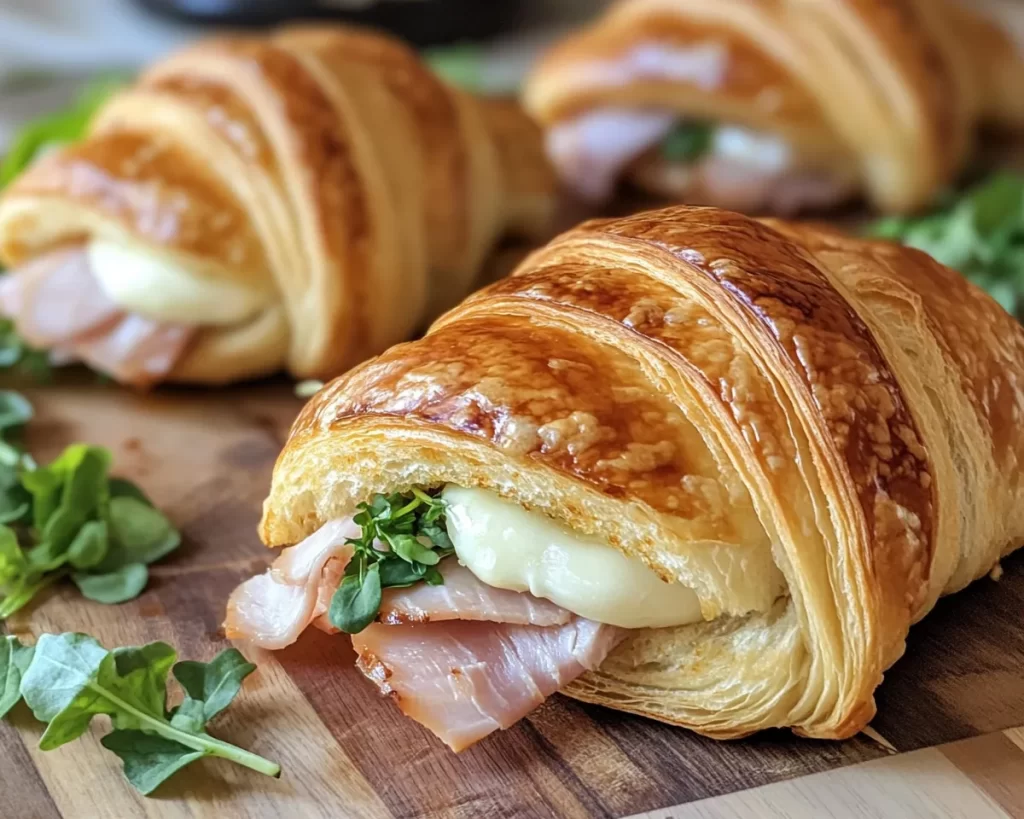 Picnic Food Ideas: Turkey and Brie Croissant Sandwiches in 15 Minutes