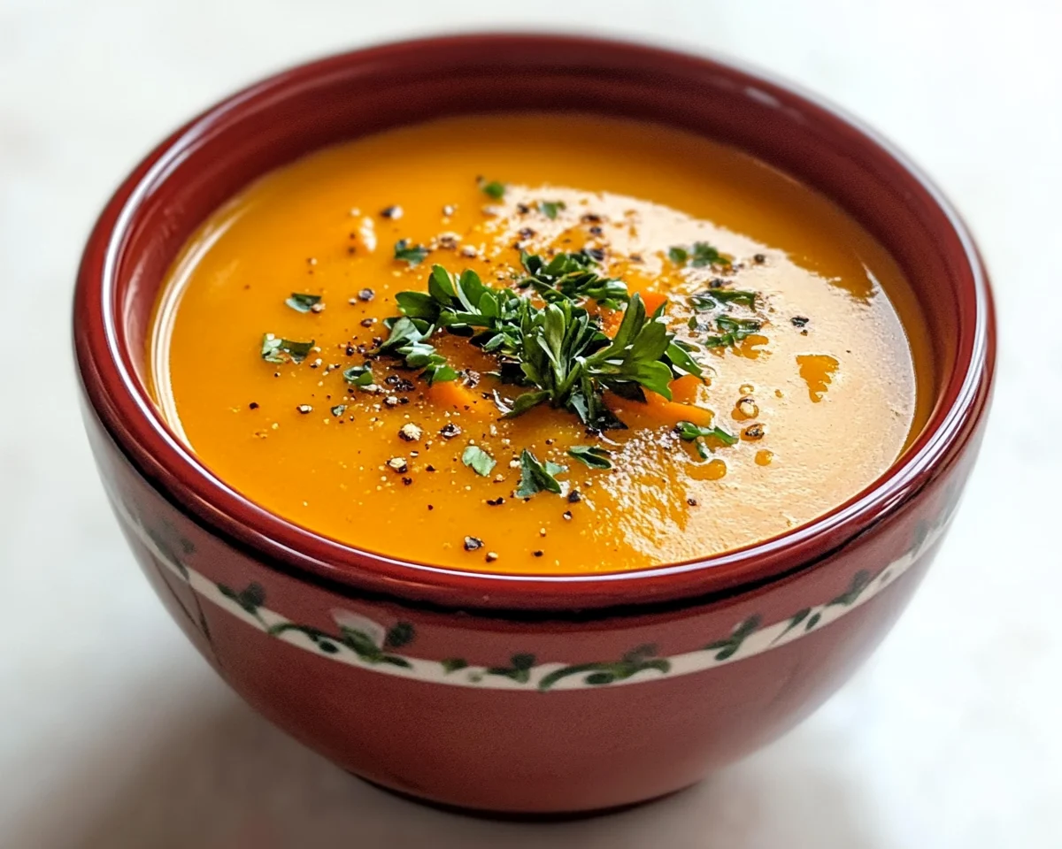 Spring Soup: Carrot Ginger Soup in 20 Minutes