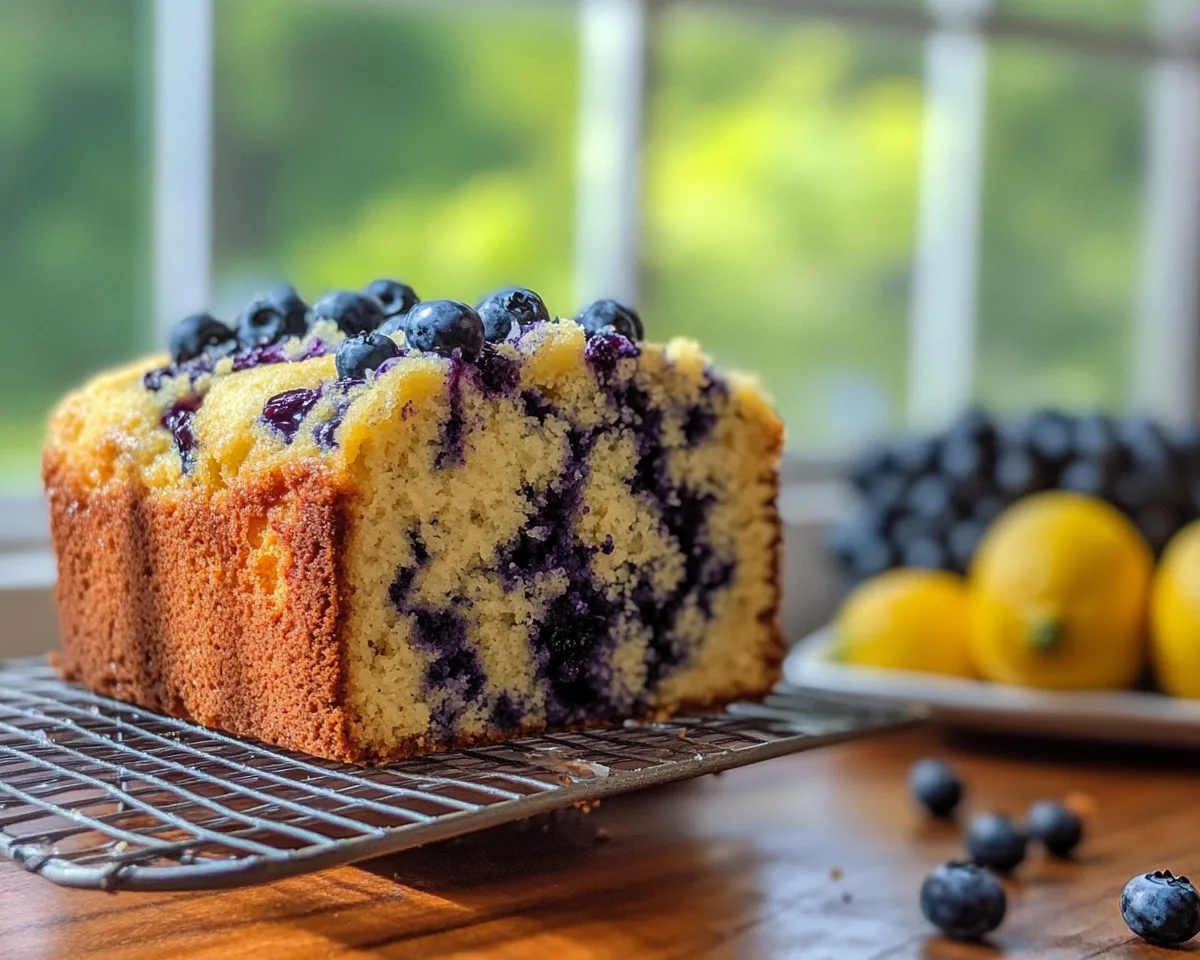 Spring Baking: Blueberry Lemon Pound Cake in 7 Steps