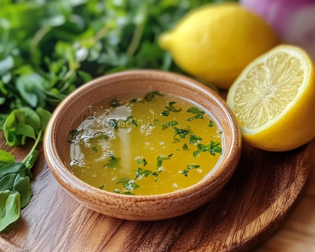 Lemon Vinegarette Dressing for Spring Salads