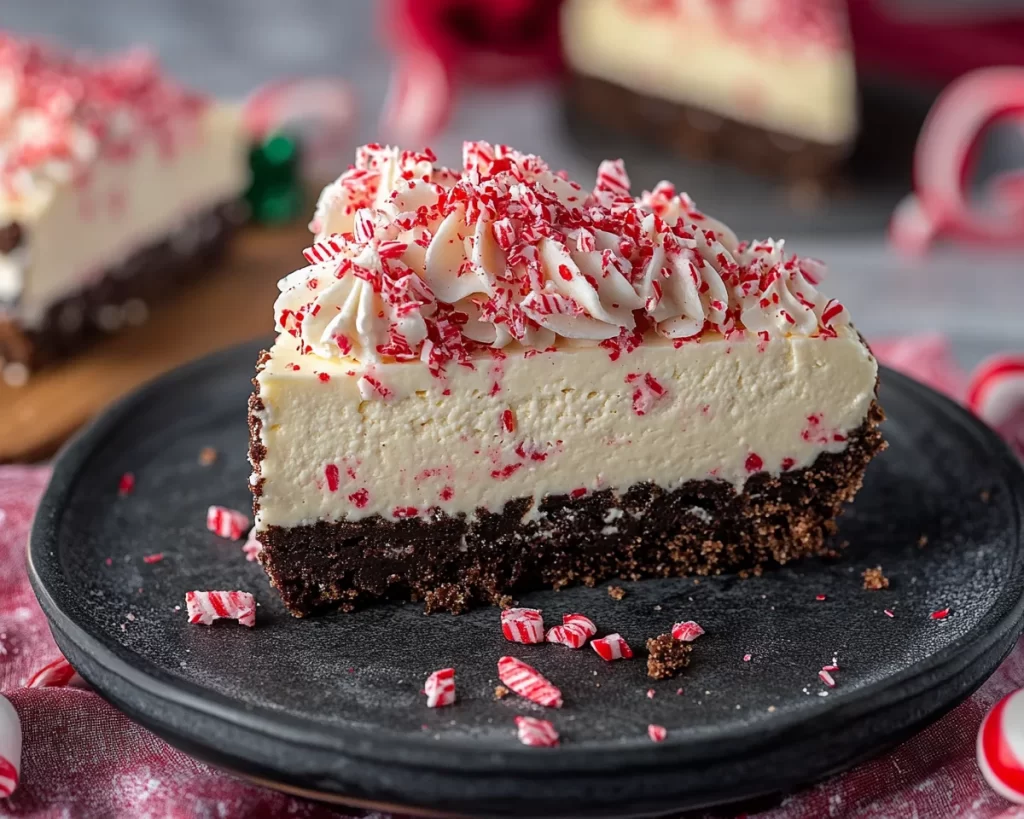 Peppermint Bark Cheesecake