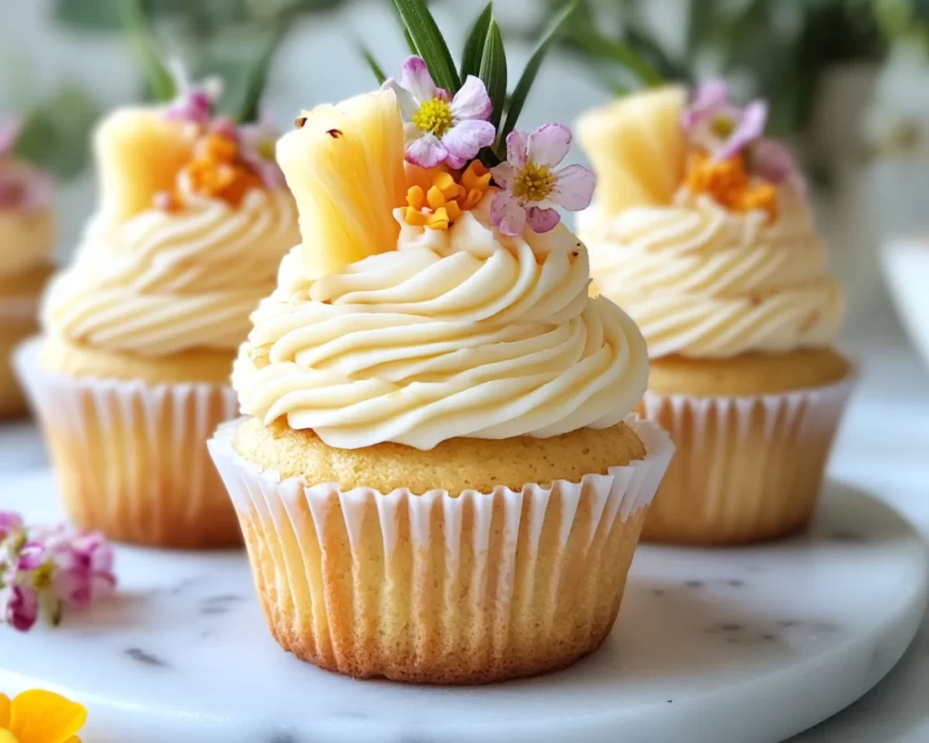 Spring Cupcakes: Carrot Pineapple Cupcakes in 7 Steps