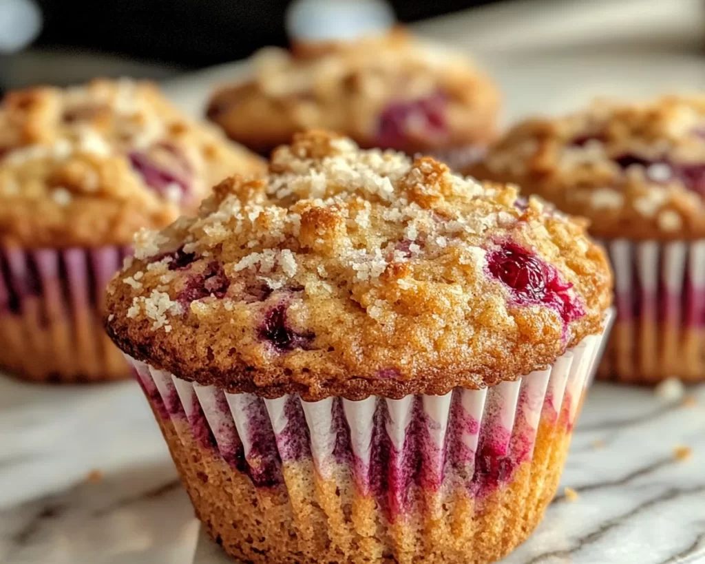 Spring Baking: Coconut Berry Muffins in 5 Steps