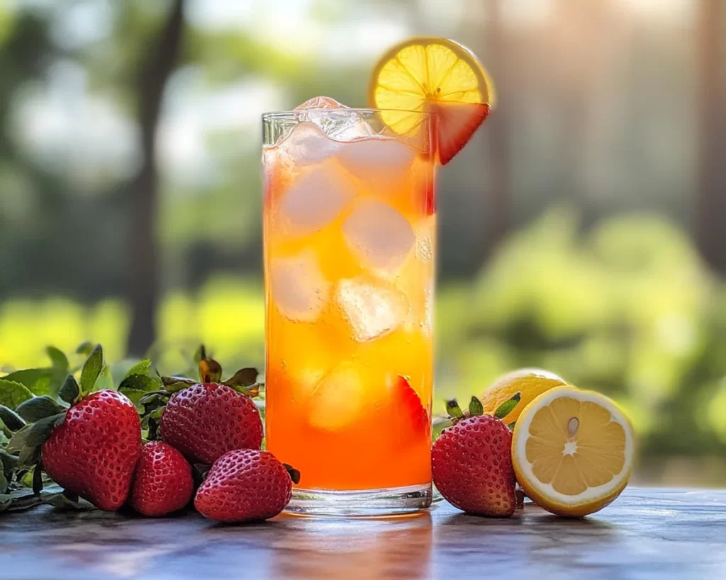 Spring Drinks: Strawberry Lemonade Cooler