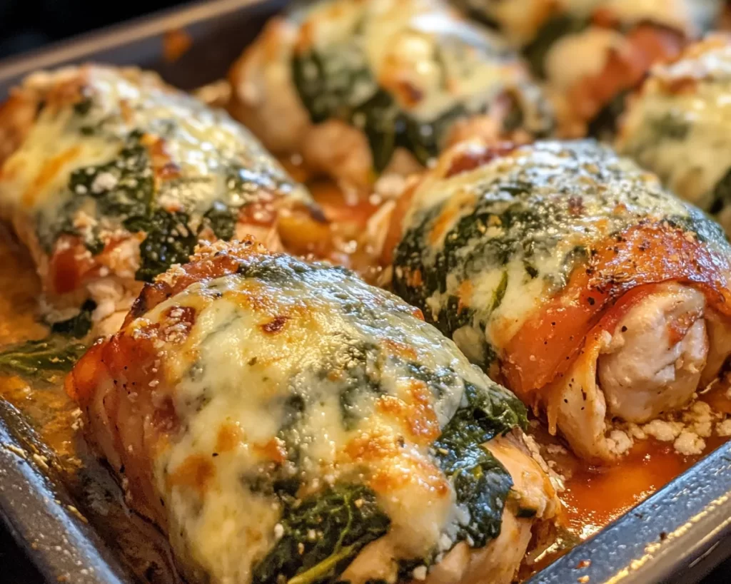 Spring Dinner Ideas: Spinach & Ricotta Chicken Roll Ups in 25 Minutes