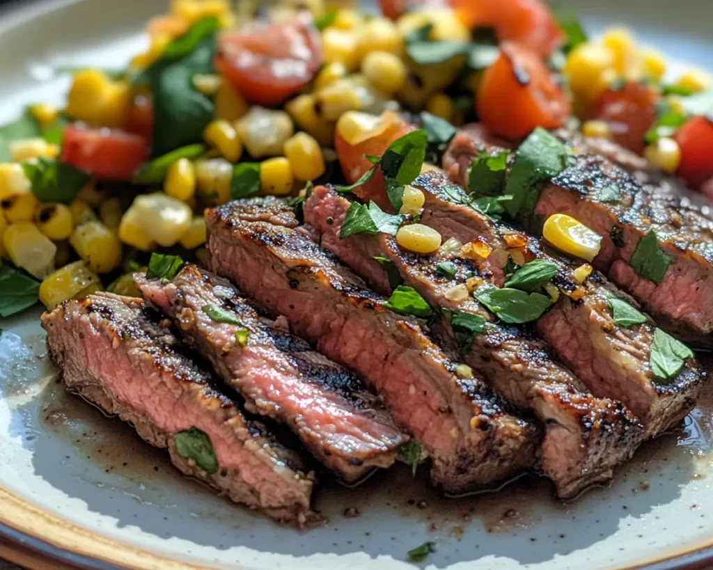 Summer Dinner Ideas: Grilled Steak & Corn Salad in 20 Minutes