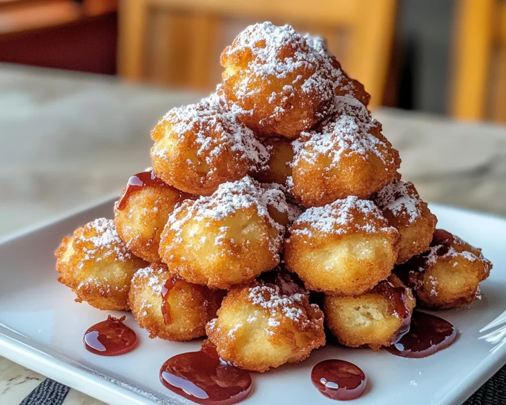 Air Fryer Funnel Cake Bites