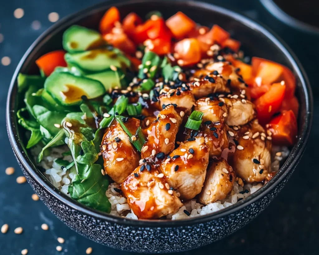 Summer Dinner Ideas: Honey Garlic Chicken Bowls in 15 Minutes