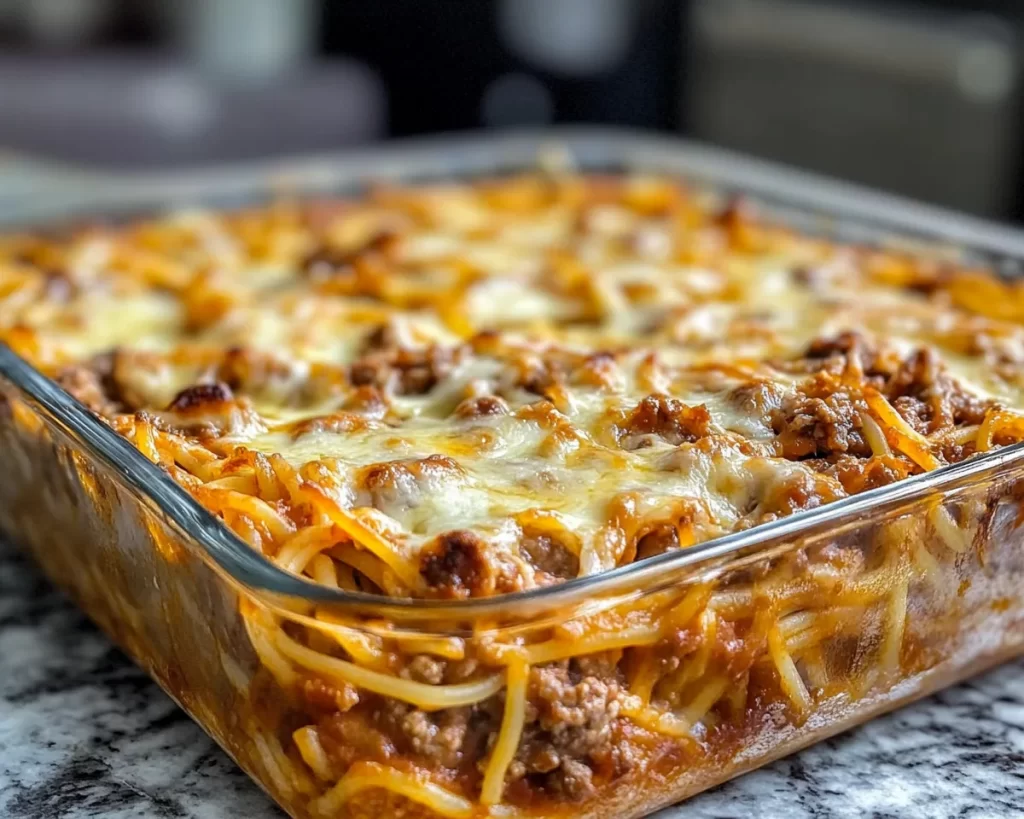 Easy Dinner Recipes for Family: Baked Spaghetti in 5 Steps