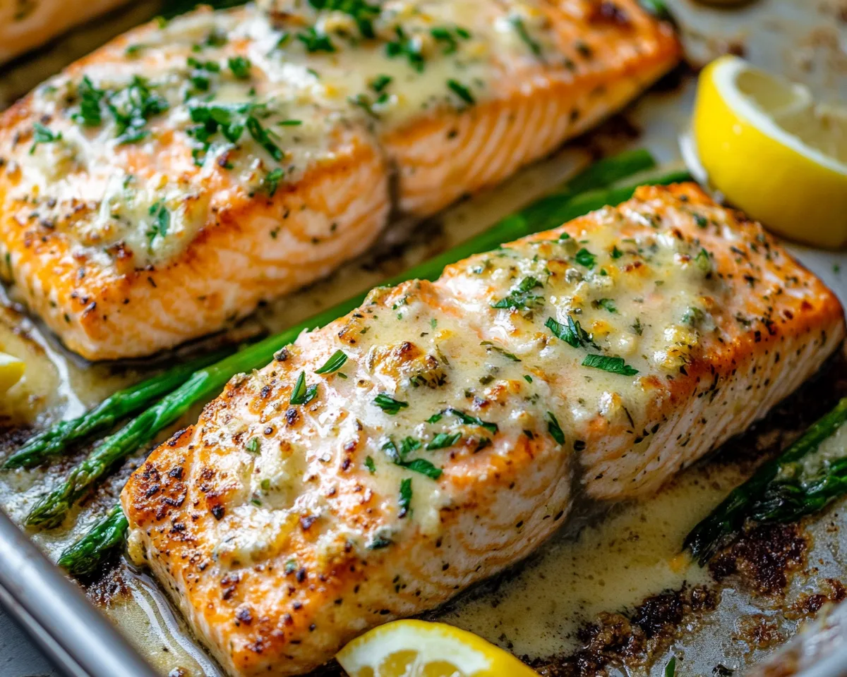 Spring Dinner: Garlic Parmesan Salmon in 15 Minutes