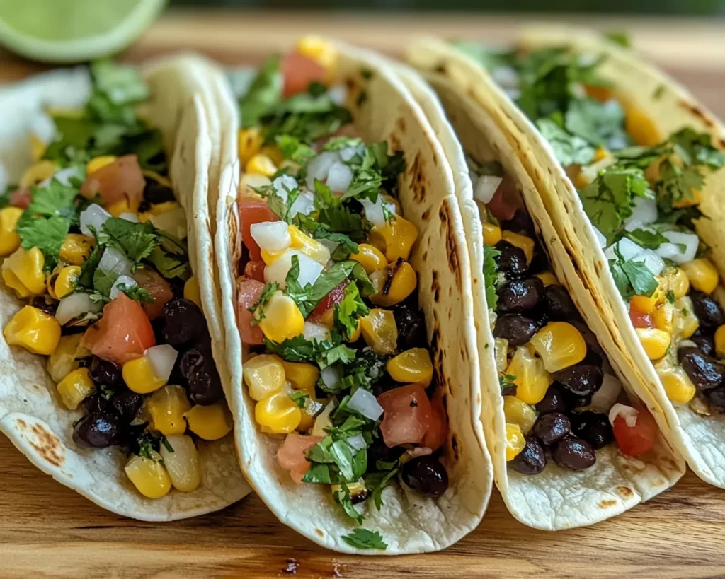 Summer Dinner Ideas: Grilled Corn and Black Bean Tacos in 20 Minutes