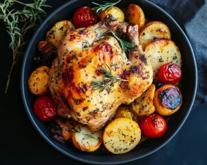 Spring Dinner Ideas: Herb Roasted Chicken in 25 Minutes