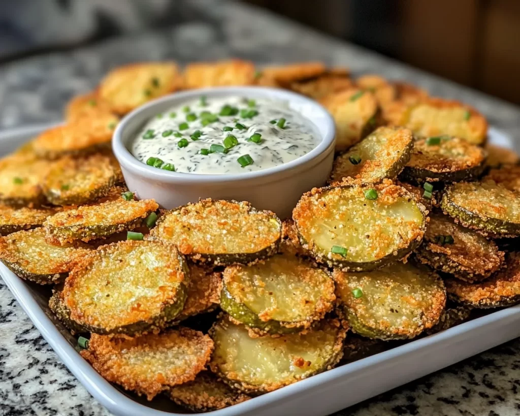 Weird Snacks: Fried Pickle Chips With Ranch Dip in 20 Minutes