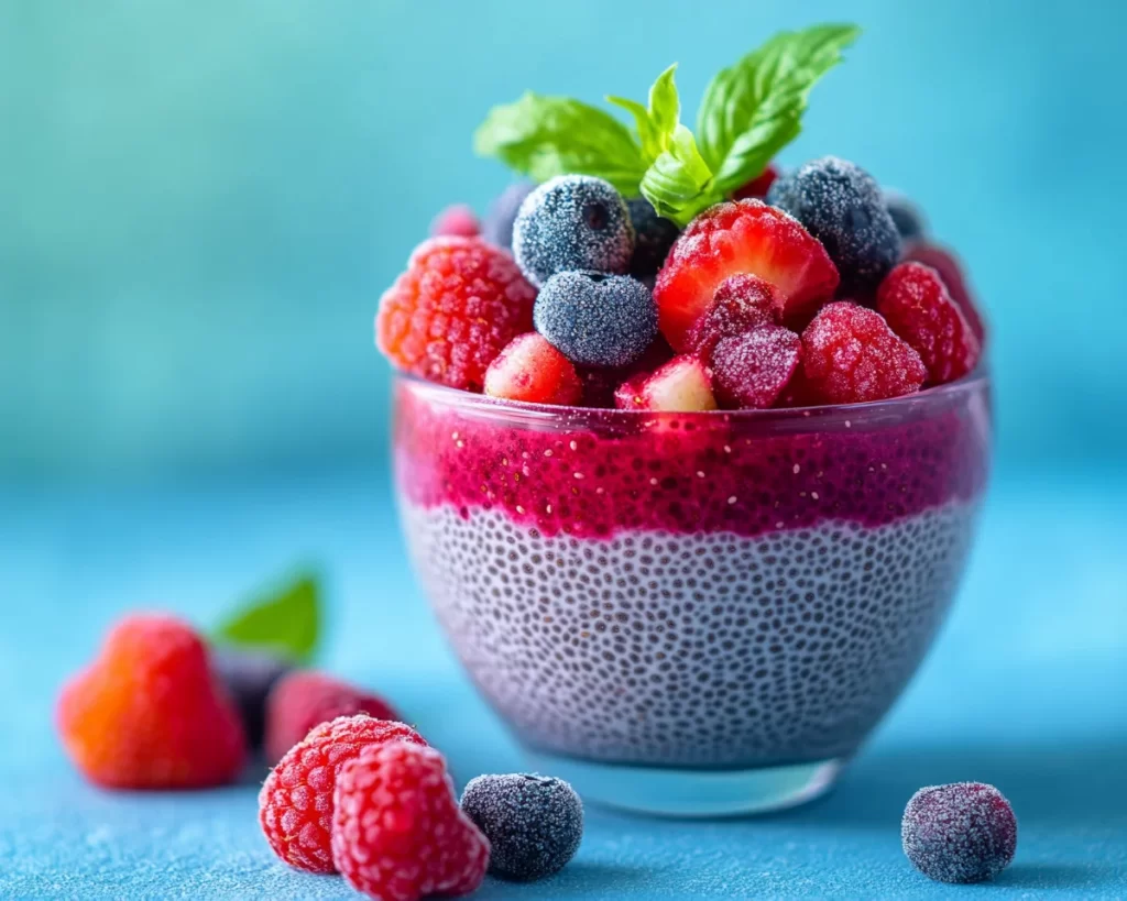 Spring Desserts: Berry Chia Pudding in 5 Ingredients