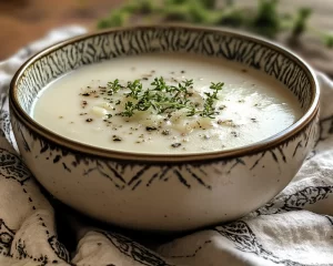 Spring Soup: Creamy Spring Potato Soup (Light)