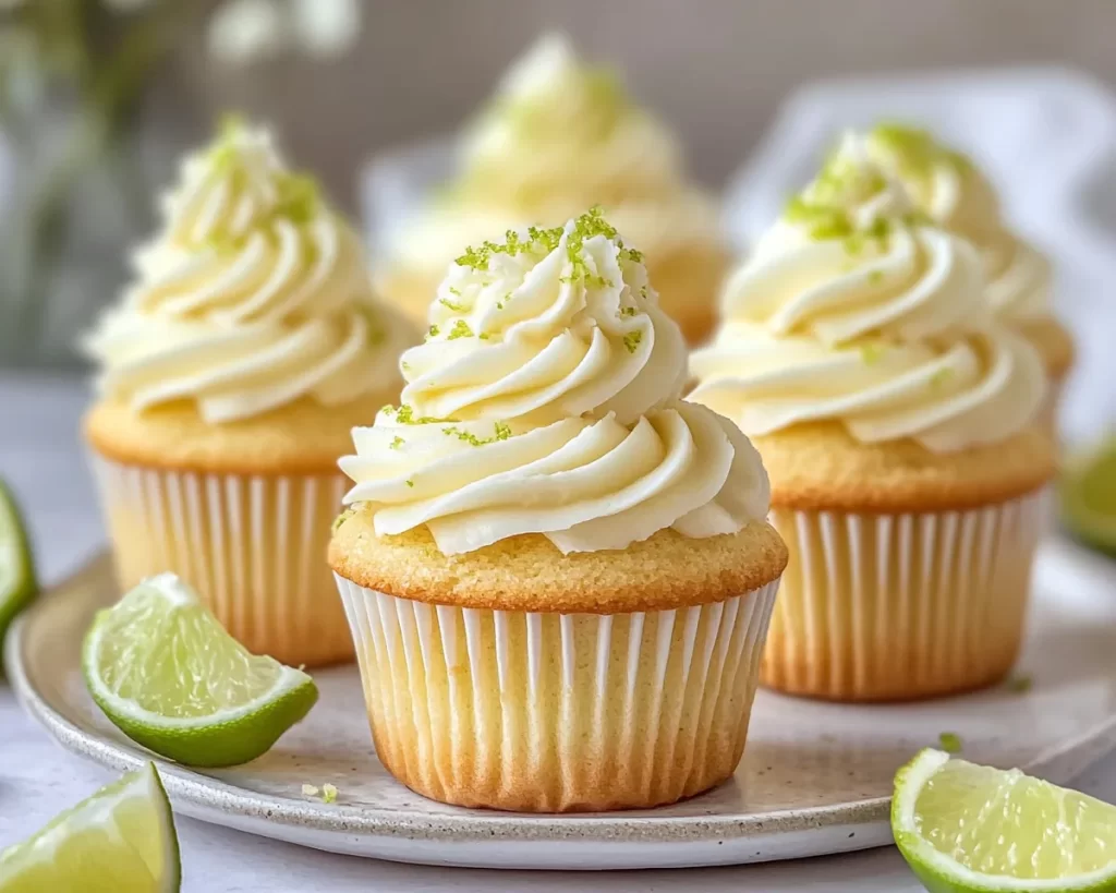 Spring Cupcakes: Coconut Lime Cupcakes in 5 Steps