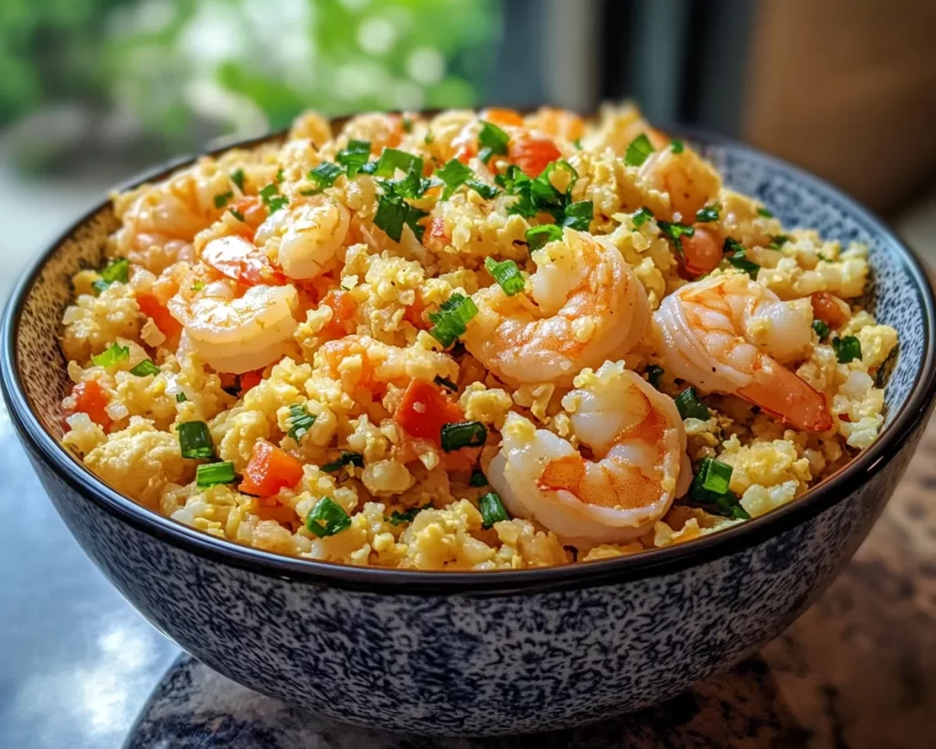 Healthy Dinner Recipes: Cauliflower Fried Rice With Shrimp and Eggs in 20 Minutes