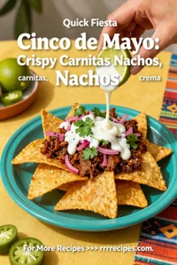 Cinco de Mayo: Crispy Carnitas Nachos With Pickled Red Onions in 25 Minutes