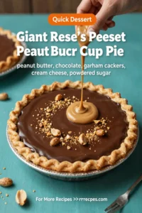 Giant Reese’s Peanut Butter Cup Pie