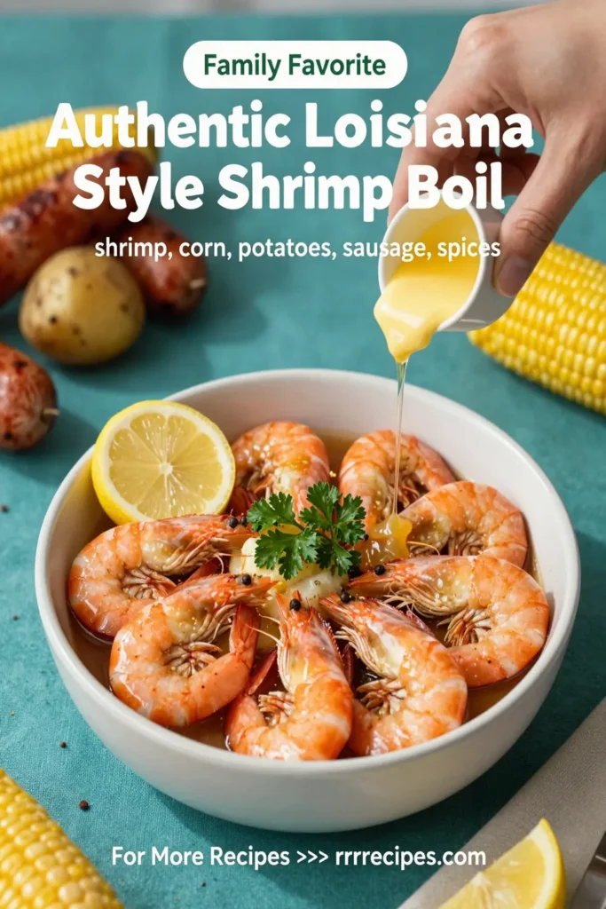 Authentic Louisiana Style Shrimp Boil