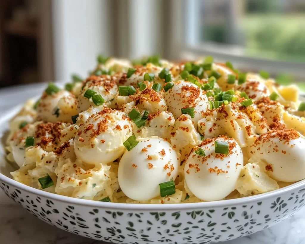 Easter Side Dishes: Deviled Egg Potato Salad for Easter Brunch in 25 Minutes