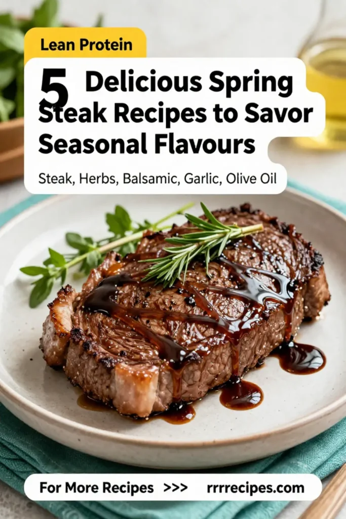 5 Delicious Spring Steak Recipes to Savor Seasonal Flavors