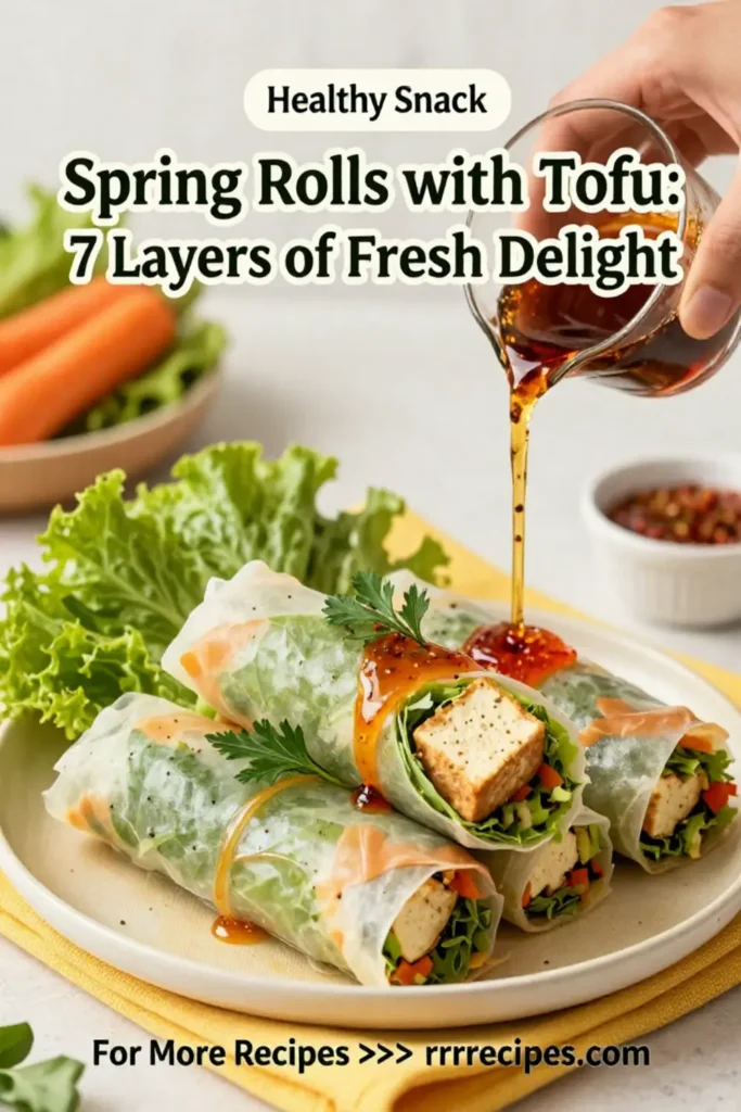 Spring Rolls with Tofu: 7 Layers of Fresh Delight