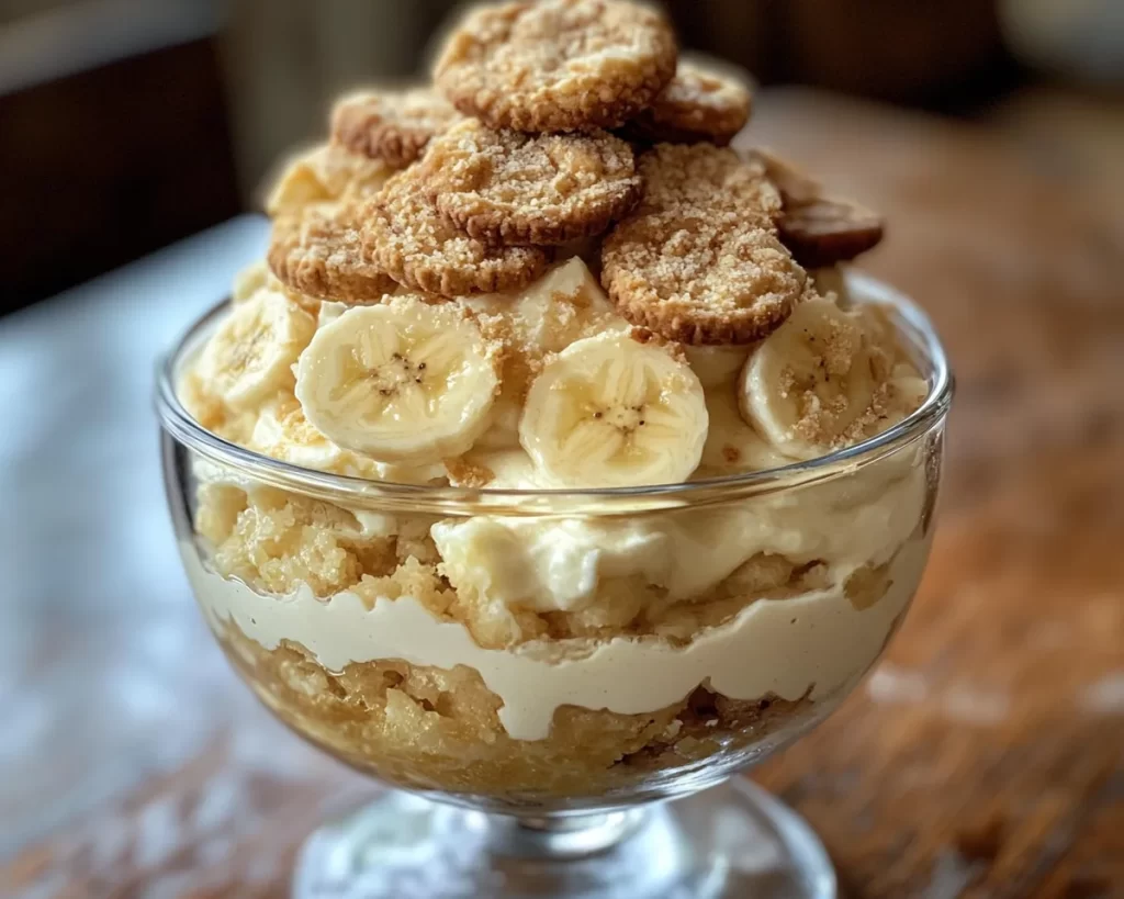 Banana Pudding: Viral Banana Pudding With Chessman Cookies in 20 Minutes