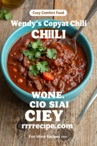 Wendy's Copycat Chili
