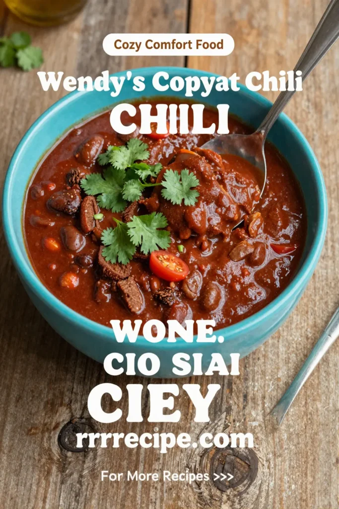 Wendy's Copycat Chili
