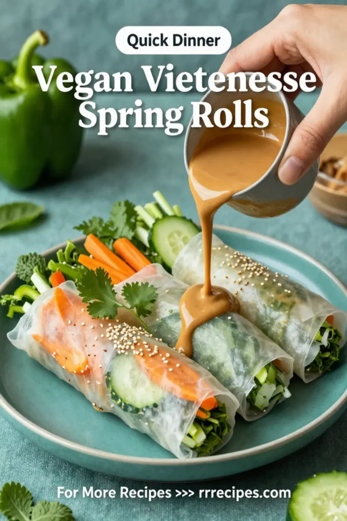 Vegan Vietnamese Spring Rolls: 5 Minutes to Pure Joy
