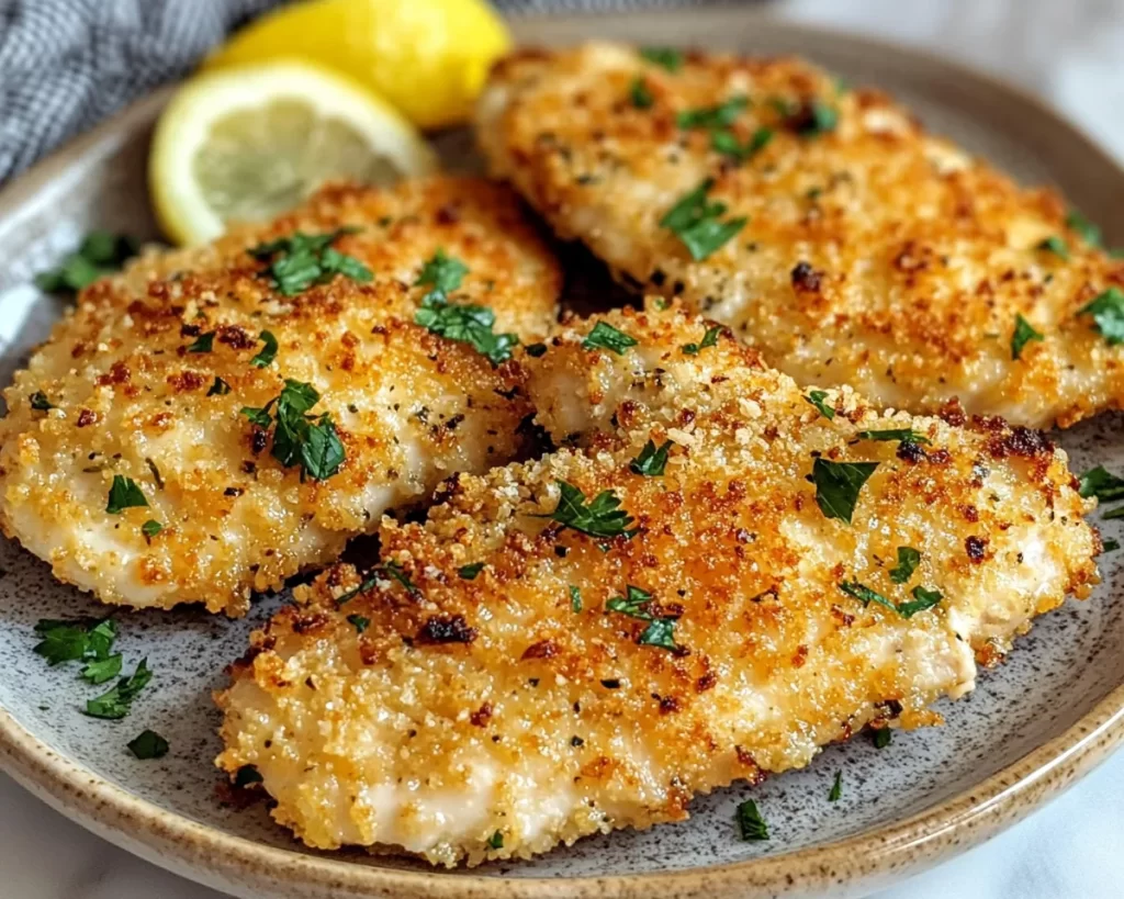 Chicken Recipes: Crispy Baked Panko Parmesan Chicken Tenders in 25 Minutes