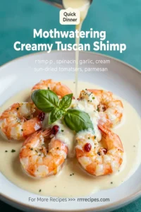 Mouthwatering Creamy Tuscan Shrimp