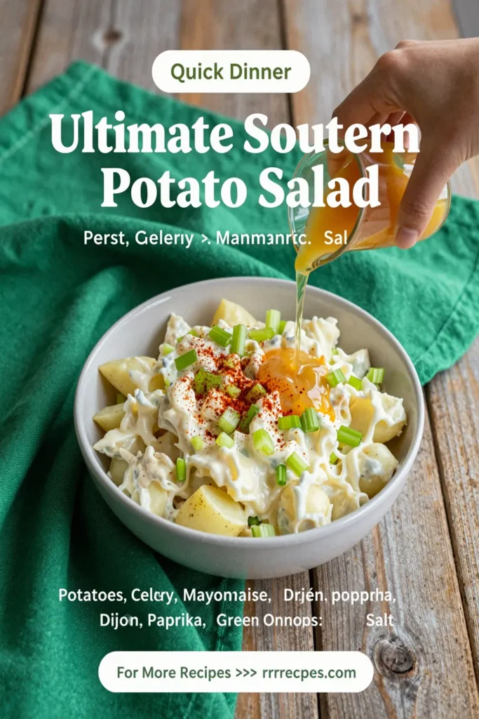 Ultimate Southern Potato Salad With Celery