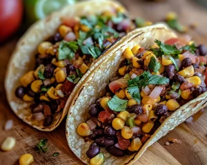 Cinco de Mayo: Black Bean and Corn Street Tacos for Cinco de Mayo in 20 Minutes