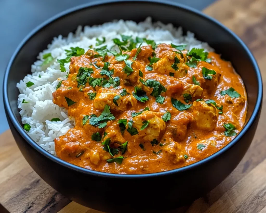 Crockpot Recipes: Crockpot Chicken Tikka Masala Over Basmati Rice in 10 Minutes Prep