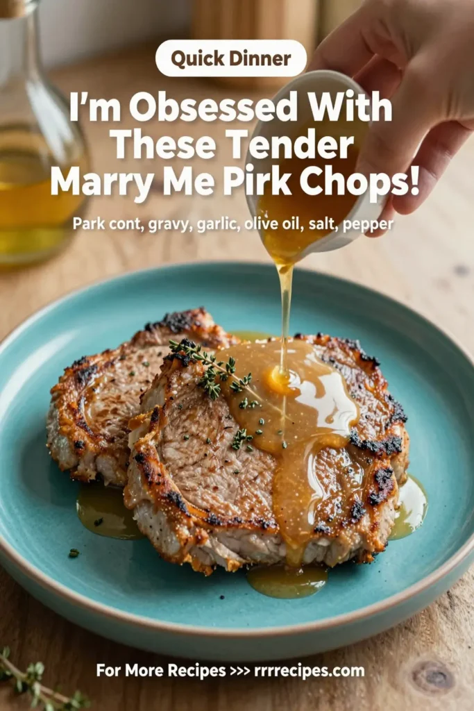 I'M Obsessed With These Tender Marry Me Pork Chops!