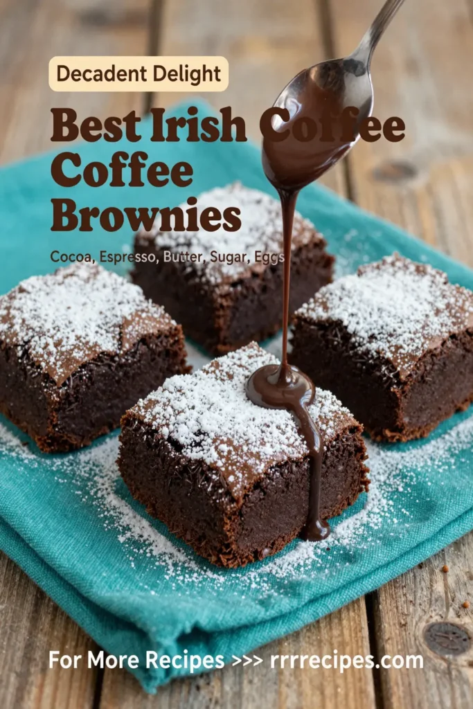 Best Irish Coffee Brownies