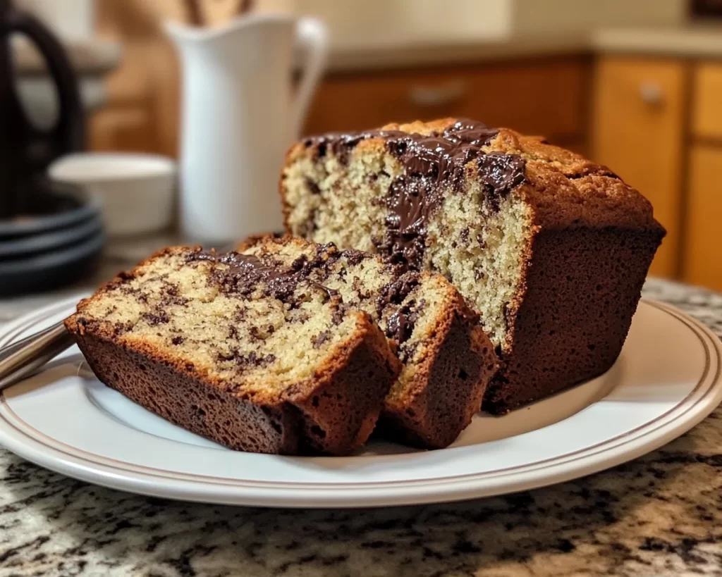 Banana Bread Recipe: Espresso Chocolate Swirl Banana Bread in 35 Minutes