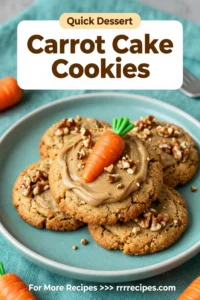 Carrot Cake Recipe: Carrot Cake Cookies With Brown Butter Cream Cheese Frosting in 25 Minutes