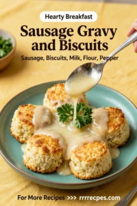 Sausage Gravy and Biscuits