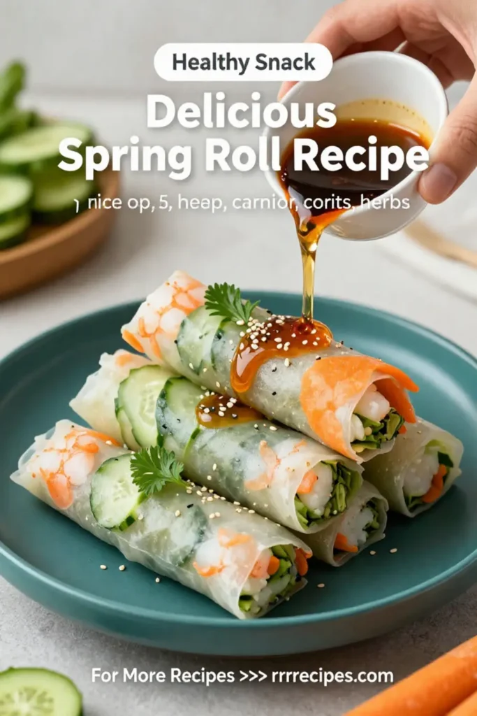 Delicious Spring Roll Recipe Sauce: 5 Flavors That Wow Your Taste Buds