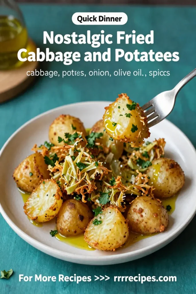 Nostalgic Fried Cabbage and Potatoes