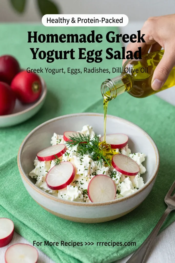 Homemade Greek Yogurt Egg Salad